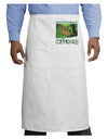 Parasaurolophus Walkeri - With Name Adult Bistro Apron-Bistro Apron-TooLoud-White-One-Size-Adult-Davson Sales