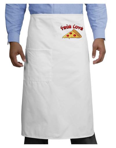 True Love - Pizza Adult Bistro Apron-Bistro Apron-TooLoud-White-One-Size-Adult-Davson Sales