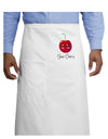 Sheri Cherry Text Adult Bistro Apron-Bistro Apron-TooLoud-White-One-Size-Adult-Davson Sales