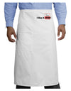 I Like It RAW Adult Bistro Apron-Bistro Apron-TooLoud-White-One-Size-Adult-Davson Sales