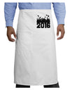 Current Year Graduation BnW Adult Bistro Apron-Bistro Apron-TooLoud-White-One-Size-Adult-Davson Sales