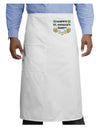 Pixel Happy St Patricks Day Adult Bistro Apron-Bistro Apron-TooLoud-White-One-Size-Adult-Davson Sales