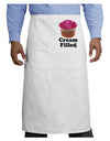 Cream Filled Pink Cupcake Design Adult Bistro Apron by TooLoud-Bistro Apron-TooLoud-White-One-Size-Adult-Davson Sales