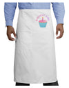 Birthday Girl - Candle Cupcake Adult Bistro Apron by TooLoud-Bistro Apron-TooLoud-White-One-Size-Adult-Davson Sales