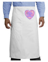 Happy First Mother's Day Mommy - Pink Adult Bistro Apron by TooLoud-Bistro Apron-TooLoud-White-One-Size-Adult-Davson Sales