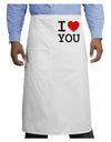 I Heart You Adult Bistro Apron-Bistro Apron-TooLoud-White-One-Size-Adult-Davson Sales