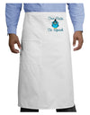 Owl Too Cute Blue Adult Bistro Apron-Bistro Apron-TooLoud-White-One-Size-Adult-Davson Sales