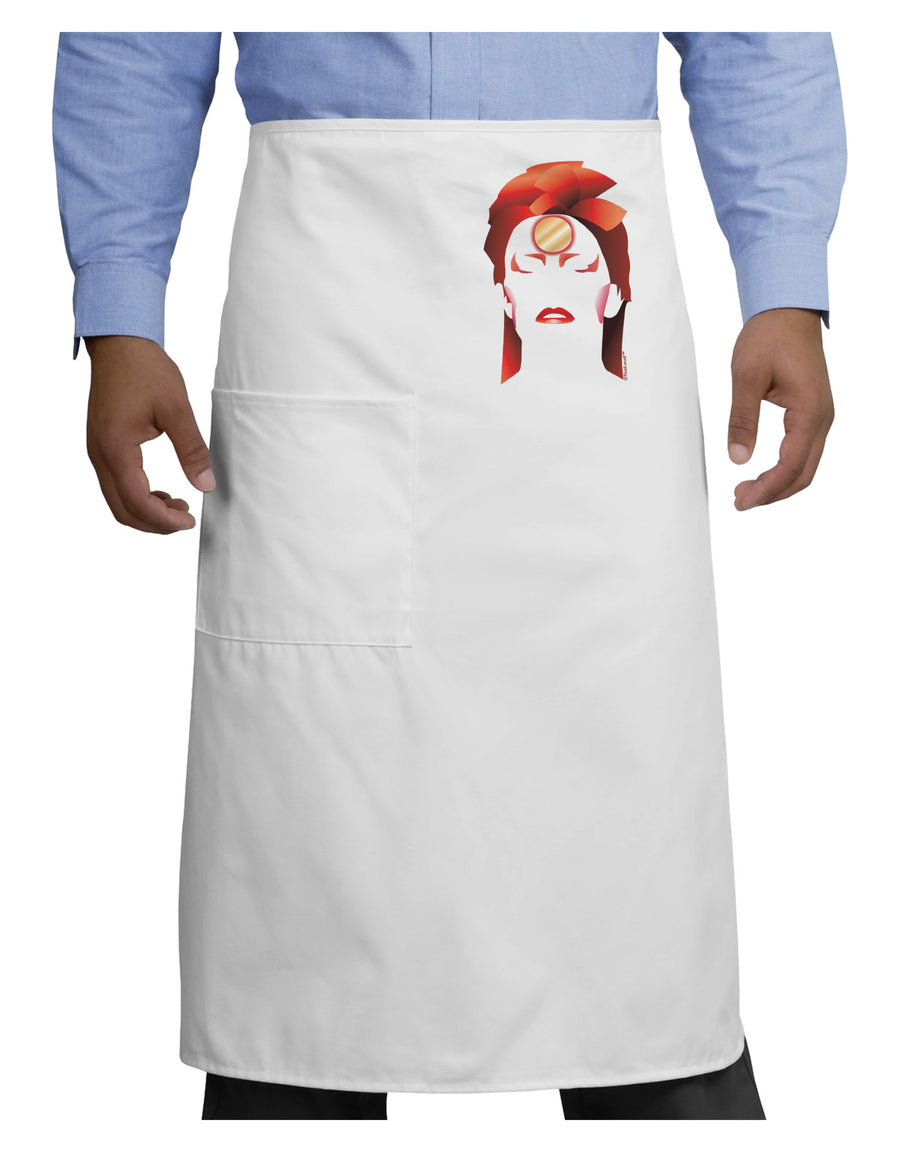 The Zig Adult Bistro Apron-Bistro Apron-TooLoud-White-One-Size-Adult-Davson Sales