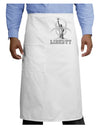 Biohazard Statue of Liberty - Liberty Adult Bistro Apron-Bistro Apron-TooLoud-White-One-Size-Adult-Davson Sales