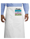 Proud Boyfriend of an American Soldier Adult Bistro Apron-Bistro Apron-TooLoud-White-One-Size-Adult-Davson Sales