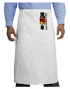 The Nutbrotha - Black Nutcracker Adult Bistro Apron by-Bistro Apron-TooLoud-White-One-Size-Adult-Davson Sales