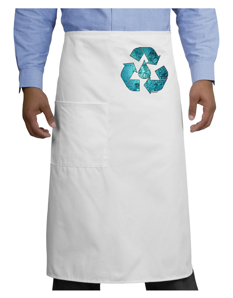 Water Conservation Adult Bistro Apron by TooLoud-Bistro Apron-TooLoud-White-One-Size-Adult-Davson Sales