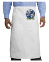 Planet Earth Text Adult Bistro Apron-Bistro Apron-TooLoud-White-One-Size-Adult-Davson Sales