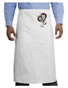 Leo Symbol Adult Bistro Apron-Bistro Apron-TooLoud-White-One-Size-Adult-Davson Sales