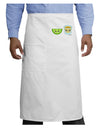 Cute Tequila Shot and Lime Wedge Adult Bistro Apron by TooLoud-Bistro Apron-TooLoud-White-One-Size-Adult-Davson Sales