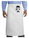 Gentleman Pumpkin Distressed Adult Bistro Apron-Bistro Apron-TooLoud-White-One-Size-Adult-Davson Sales