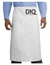 DIQ Wear Logo Adult Bistro Apron-Bistro Apron-DIQ Wear-White-One-Size-Adult-Davson Sales