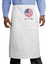 American Flag Scribble Adult Bistro Apron-Bistro Apron-TooLoud-White-One-Size-Adult-Davson Sales