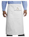 Wishing You a Happy Thanksgiving Wishbone Adult Bistro Apron-Bistro Apron-TooLoud-White-One-Size-Adult-Davson Sales