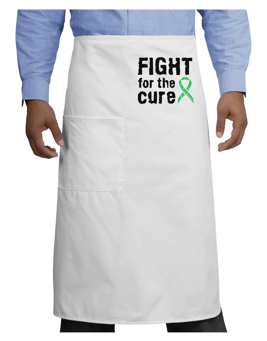 Fight for the Cure - Light Green Ribbon Celiac Disease Adult Bistro Apron-Bistro Apron-TooLoud-White-One-Size-Adult-Davson Sales