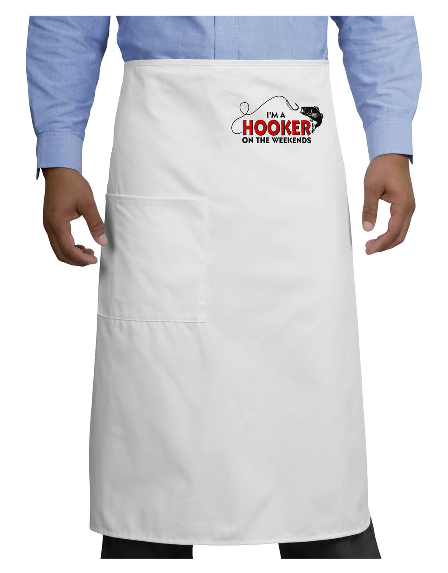 I'm A Hooker Adult Bistro Apron-Bistro Apron-TooLoud-White-One-Size-Adult-Davson Sales