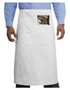 Sad Black Bear Adult Bistro Apron-Bistro Apron-TooLoud-White-One-Size-Adult-Davson Sales