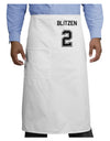 Reindeer Jersey - Blitzen 2 Adult Bistro Apron-Bistro Apron-TooLoud-White-One-Size-Adult-Davson Sales