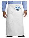 Biohazard Symbol Blue Stone - Apocalypse Adult Bistro Apron-Bistro Apron-TooLoud-White-One-Size-Adult-Davson Sales