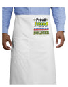 Proud Friend of an American Soldier Adult Bistro Apron-Bistro Apron-TooLoud-White-One-Size-Adult-Davson Sales