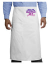 Electric Sky Color Adult Bistro Apron-Bistro Apron-TooLoud-White-One-Size-Adult-Davson Sales