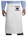 Michigan Football Adult Bistro Apron by TooLoud-Bib Apron-TooLoud-White-One-Size-Adult-Davson Sales