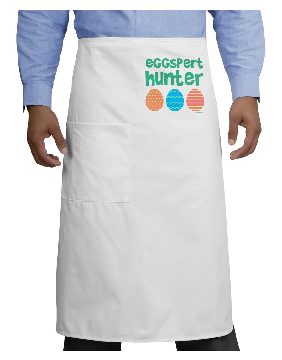 Eggspert Hunter - Easter - Green Adult Bistro Apron by TooLoud-Bistro Apron-TooLoud-White-One-Size-Adult-Davson Sales