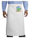 Green Party Symbol Adult Bistro Apron-Bistro Apron-TooLoud-White-One-Size-Adult-Davson Sales