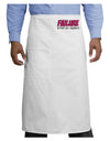 Failure Is Not An Option Distressed Adult Bistro Apron by TooLoud-Bistro Apron-TooLoud-White-One-Size-Adult-Davson Sales