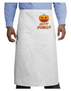 Jack-O-Lantern Watercolor Halloween Adult Bistro Apron-Bistro Apron-TooLoud-White-One-Size-Adult-Davson Sales