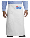 Red White and Brew Color Adult Bistro Apron by TooLoud-Bistro Apron-TooLoud-White-One-Size-Adult-Davson Sales