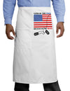 Home of the Free Because of the Brave Adult Bistro Apron-Bistro Apron-TooLoud-White-One-Size-Adult-Davson Sales