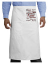 Love Languages Adult Bistro Apron by TooLoud-Bistro Apron-TooLoud-White-One-Size-Adult-Davson Sales