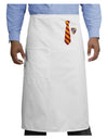 Wizard Tie Red and Yellow Adult Bistro Apron-Bistro Apron-TooLoud-White-One-Size-Adult-Davson Sales