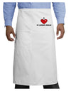 I Heart My Awesome Husband Adult Bistro Apron by TooLoud-Bib Apron-TooLoud-White-One-Size-Adult-Davson Sales