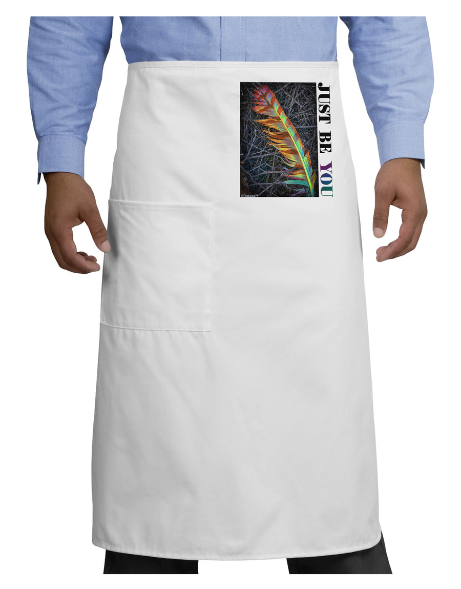 Just Be You - Unique Adult Bistro Apron-Bistro Apron-TooLoud-White-One-Size-Adult-Davson Sales