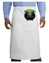 Witches Cauldron Happy Halloween Adult Bistro Apron-Bistro Apron-TooLoud-White-One-Size-Adult-Davson Sales