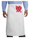 Be My Valentine Romantic Hearts Adult Bistro Apron-Bistro Apron-TooLoud-White-One-Size-Adult-Davson Sales