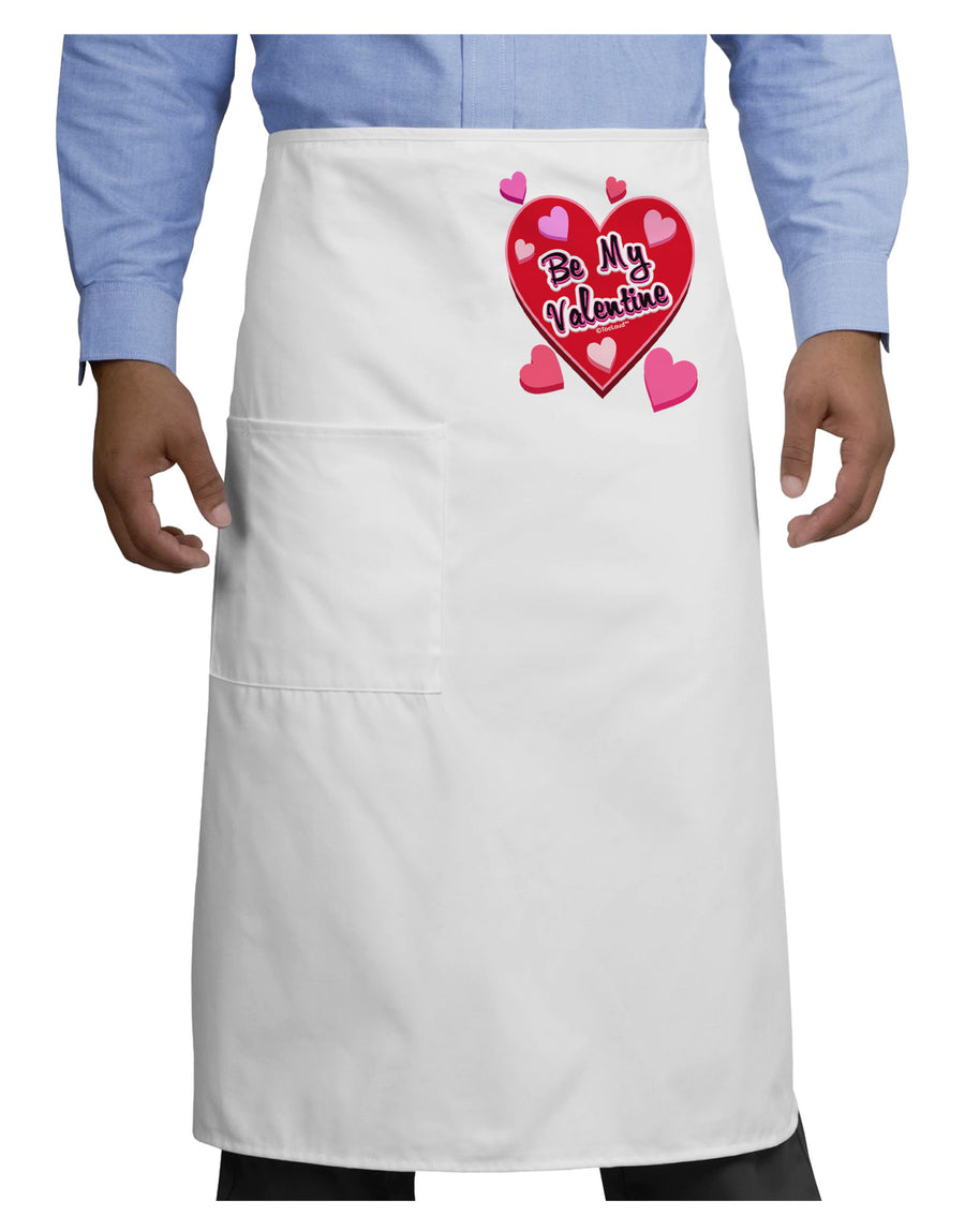 Be My Valentine Romantic Hearts Adult Bistro Apron-Bistro Apron-TooLoud-White-One-Size-Adult-Davson Sales