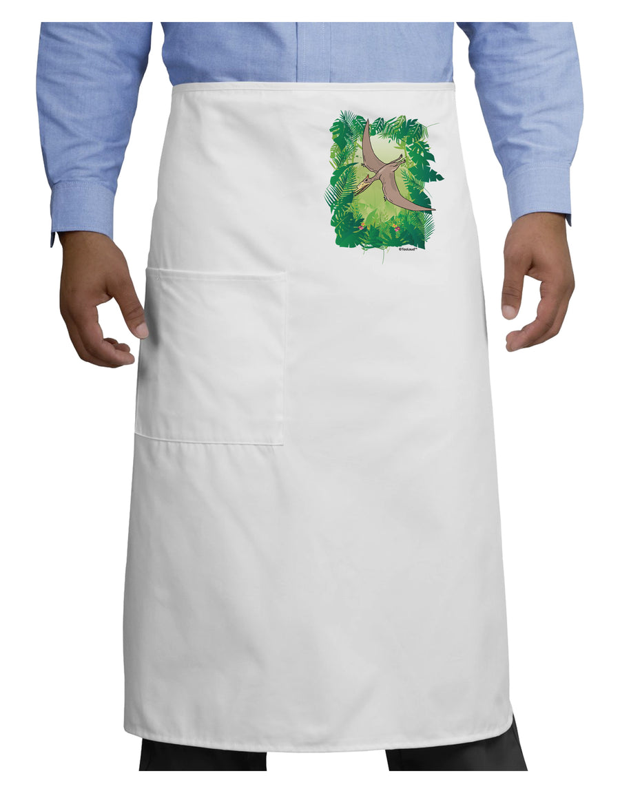 Pterosaurs - Without Name Adult Bistro Apron by TooLoud-Bistro Apron-TooLoud-White-One-Size-Adult-Davson Sales