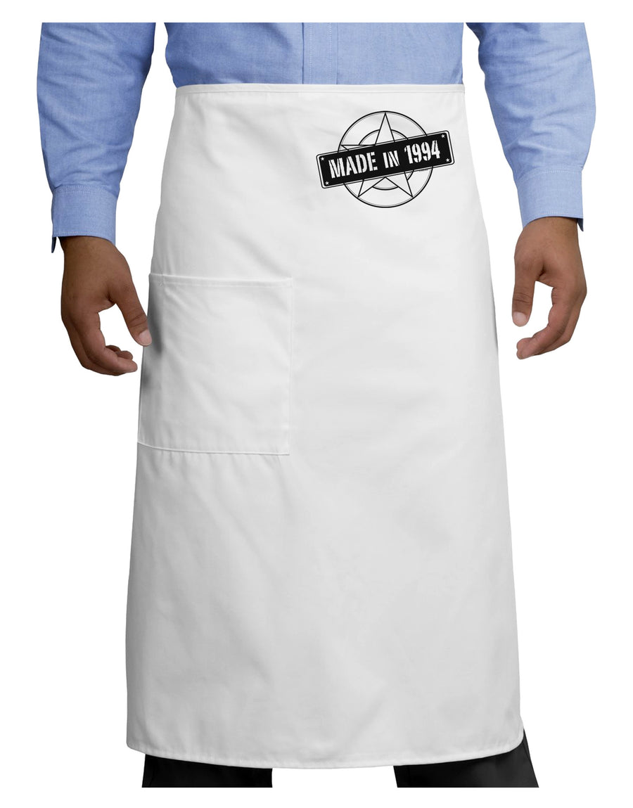 Made In Birth Year 1994 Adult Bistro Apron-Bistro Apron-TooLoud-White-One-Size-Adult-Davson Sales