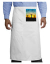 Three Crosses Sunrise - He Is Risen Adult Bistro Apron by TooLoud-Bistro Apron-TooLoud-White-One-Size-Adult-Davson Sales