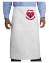 My First Valentine's Day Adult Bistro Apron-Bistro Apron-TooLoud-White-One-Size-Adult-Davson Sales