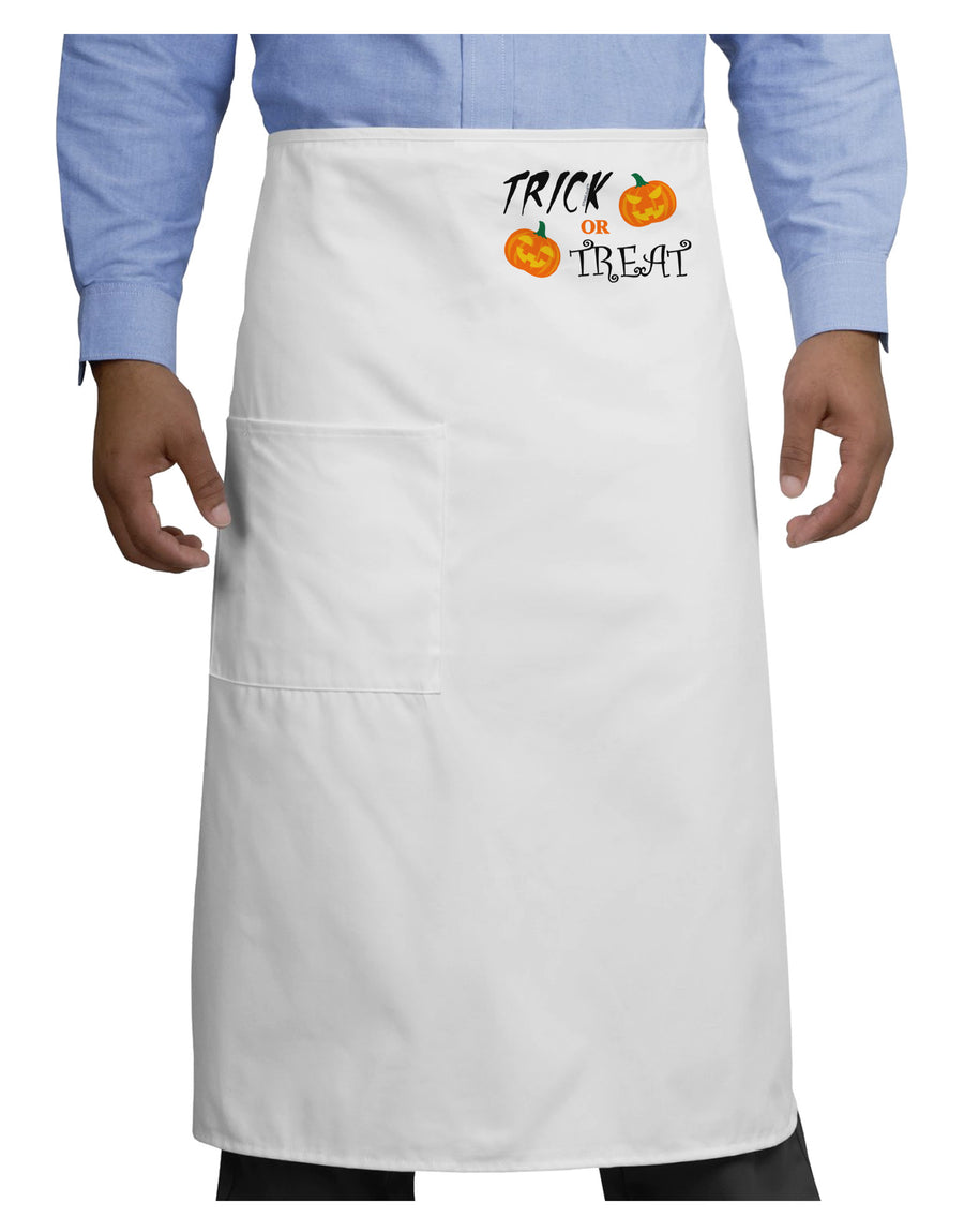 Trick or Treat Pumpkins Adult Bistro Apron-Bistro Apron-TooLoud-White-One-Size-Adult-Davson Sales