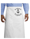 Please Address Me As Captain Adult Bistro Apron-Bistro Apron-TooLoud-White-One-Size-Adult-Davson Sales